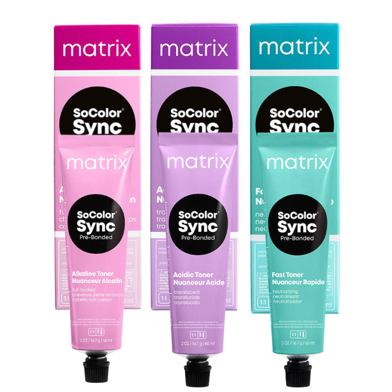 Безамонячна професионална боя за коса тон върху тон Matrix Color Sync 90ml