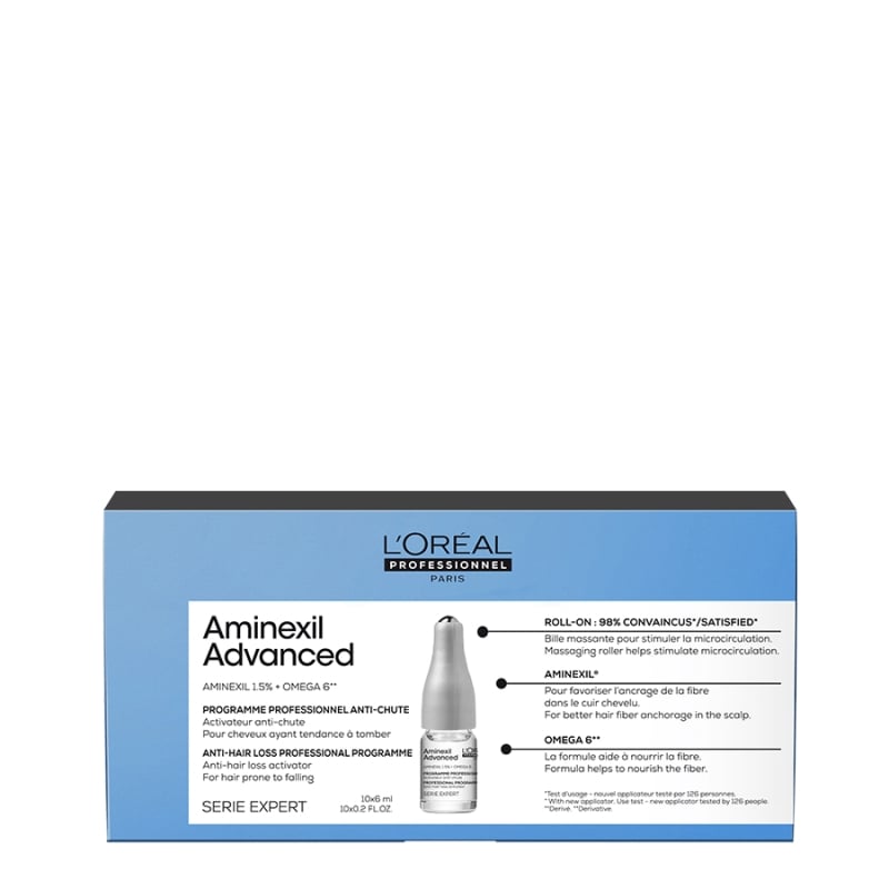 Ампули против косопад Loreal Professionnel Aminexil Advanced Anti-Thinning Tratment 10x6ml