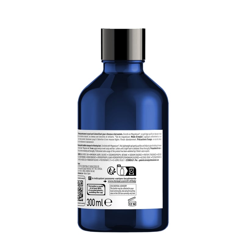 Почистващ и уплътняващ шампоан при изтъняваща коса Loreal Professionnel Serioxyl Purifier Bodifier Shampoo 300ml — 2