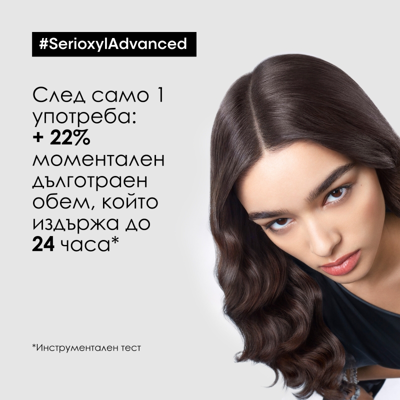 Почистващ и уплътняващ шампоан при изтъняваща коса Loreal Professionnel Serioxyl Purifier Bodifier Shampoo 300ml — 8