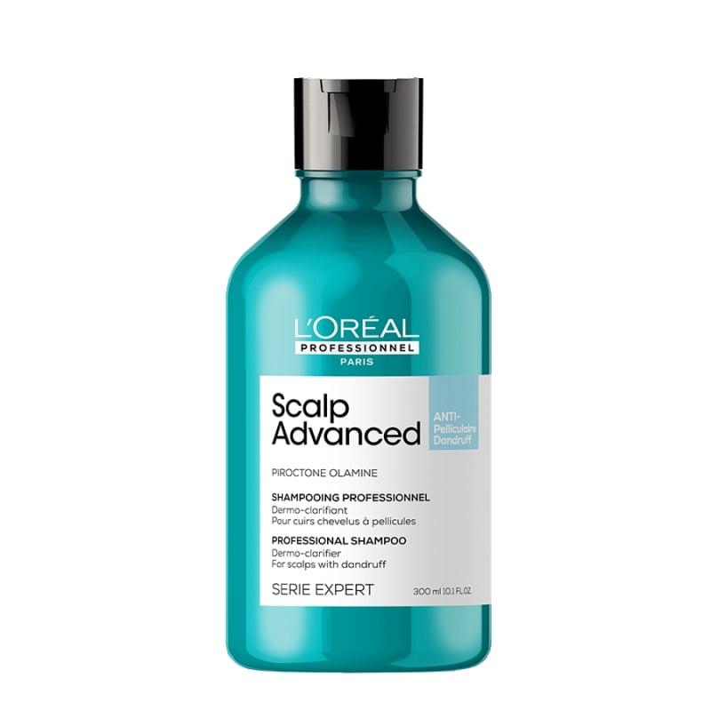 Почистващ шампоан против пърхот за всеки тип коса Loreal Professionnel Serie Expert Scalp Advanced Anti-Dandruff Dermo-Clarifier Shampoo 300ml