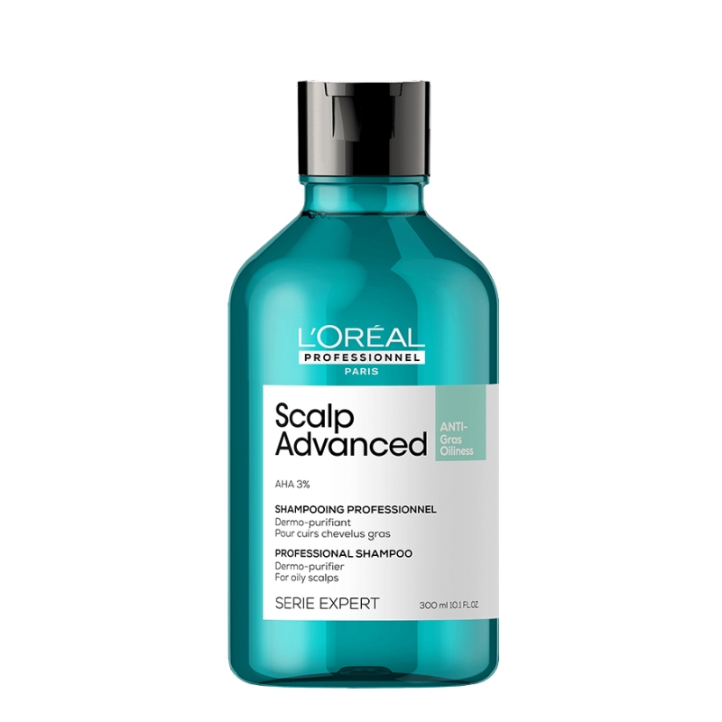 Почистващ шампоан за коса, склонна към омазняване Loreal Professionnel Serie Expert Scalp Advanced Anti-Oiliness Dermo-Purifier Shampoo 300ml
