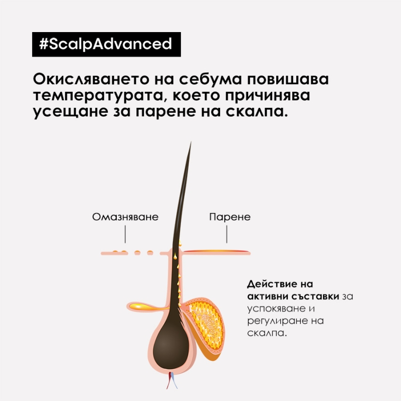 Интензивна успокояваща грижа за скалп и дължини, обогатена с ниацинамид Loreal Professionnel Serie Expert Scalp Advanced Anti-Discomfort Intense Soother Treatment 200ml — 4