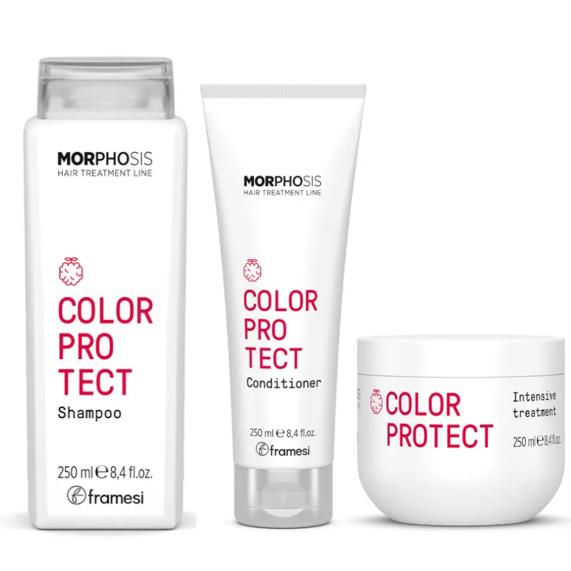 Хидратиращ сет за боядисана коса Framesi Morphosis Color Protect Set Shampoo+Conditioner+Mask