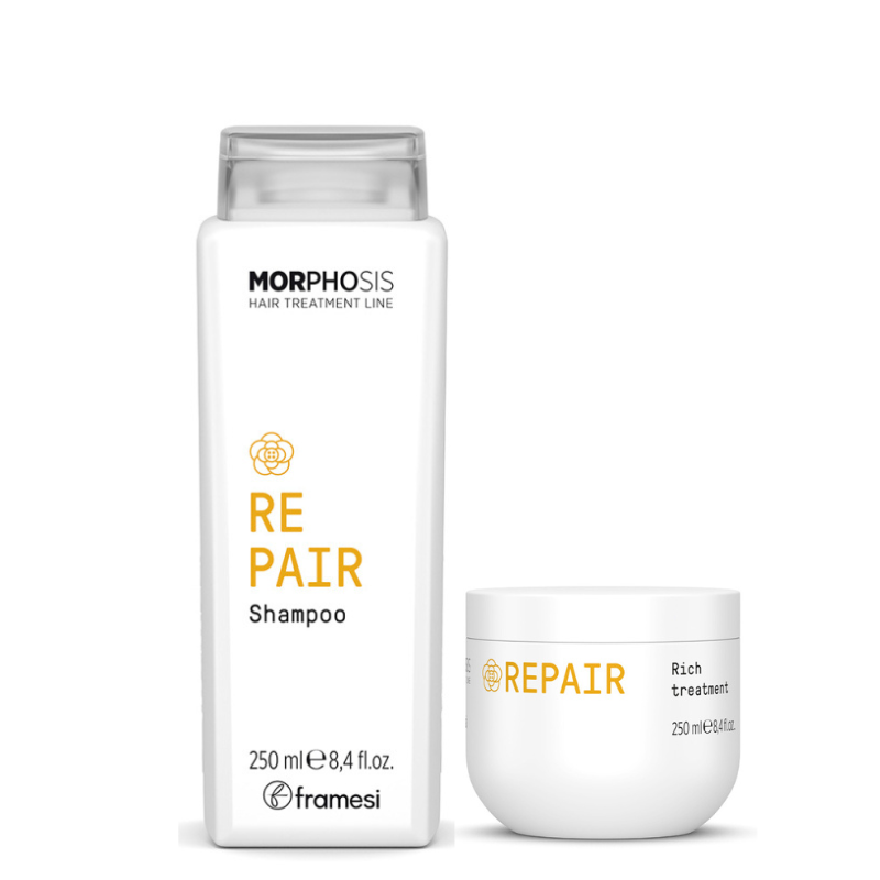 Сет за увредена коса Framesi Morphosis Repair Set 2pcs Shampoo + Mask