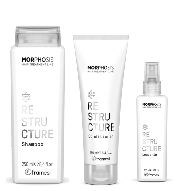 Реструктуриращ сет за увредена коса Framesi Morphosis Restructure Set 3pcs