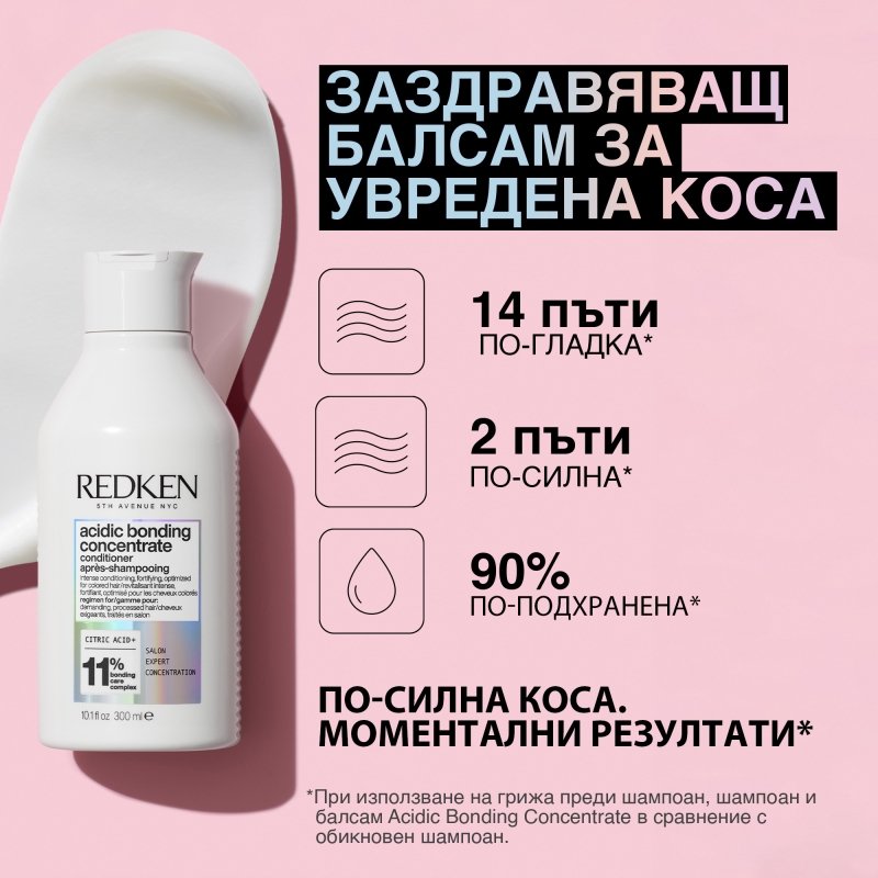 Балсам за увредена коса Redken Acidic Bonding Concentrate Conditioner for Damaged Hair 300ml — 6
