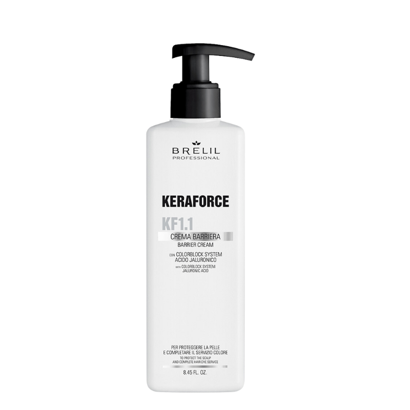 Бариерен крем против петна при боядисване с хиалурон Brelil Keraforce KF1.1 Barrier Cream 250ml