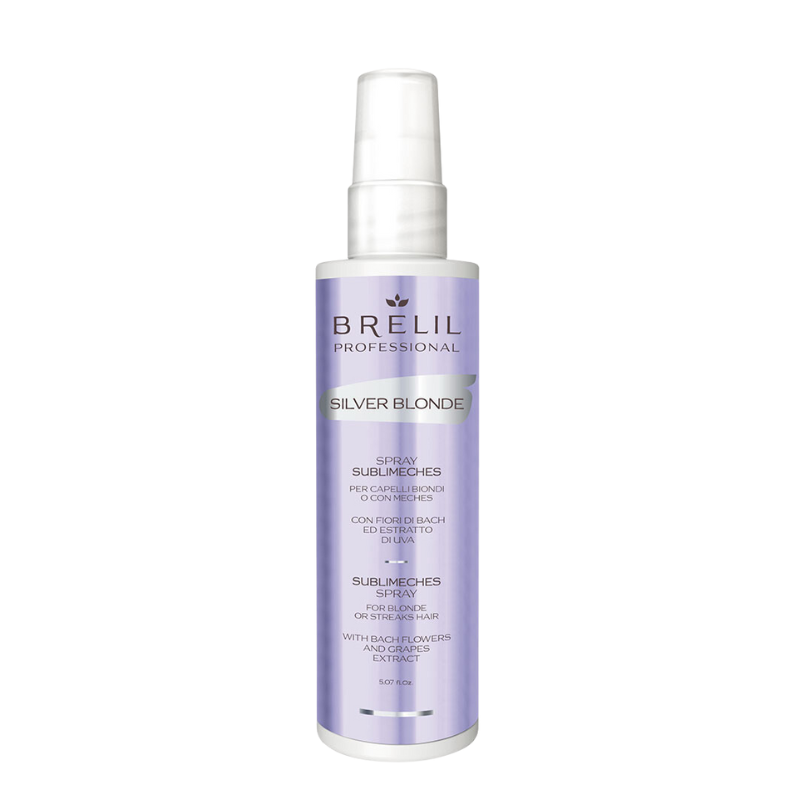 Анти- жълта спрей за руса коса Brelil Silver Spray Sublimeches for Blondes 150ml