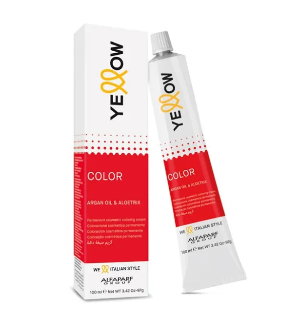 Нискоамонячна боя за коса Yellow Color Permanent Hair Color 100ml — 2