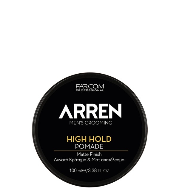 Матираща помада за коса със силна фиксация Arren Men’s Grooming High Hold Pomade Matte Finish 100ml