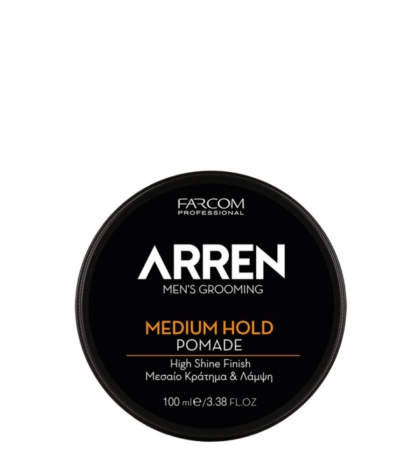 Помада за коса за блясък със средна фиксация Arren Men’s Grooming Medium Hold Pomade High Shine Finish 100ml