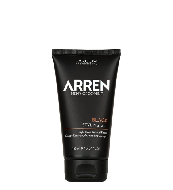 Стилизиращ черен гел за мъже Arren Men’s Grooming Black Styling Gel 150ml