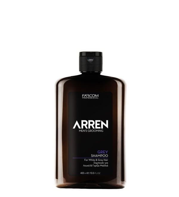 Матиращ шампоан за бяла и сива коса за мъже Arren Men’s Grooming Grey Shampoo For White & Grey Hair 400ml