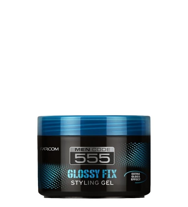 Гел за коса Farcom 555 Men Code Styling Gel Glossy Fix 250ml
