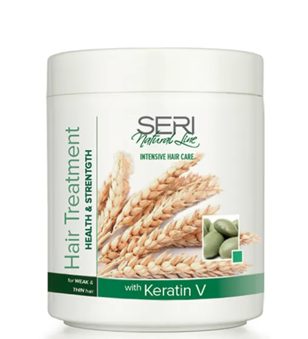 Интензивна маска за тънка и слаба коса с кератин Seri Natural Line Intense Hair Treatment Keratin V 1000ml