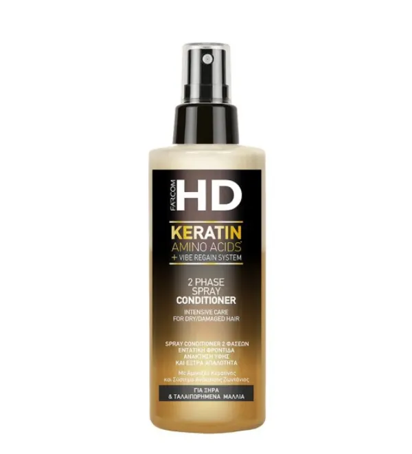 Двуфазен спрей-балсам за суха и увредена коса Farcom HD 2 Phase Conditioner for Dry & Dmaged Hair 150ml