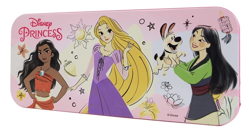 Детски комплект за лице и устни в метална кутия Markwins Disney Princess Set 1580344 — 2