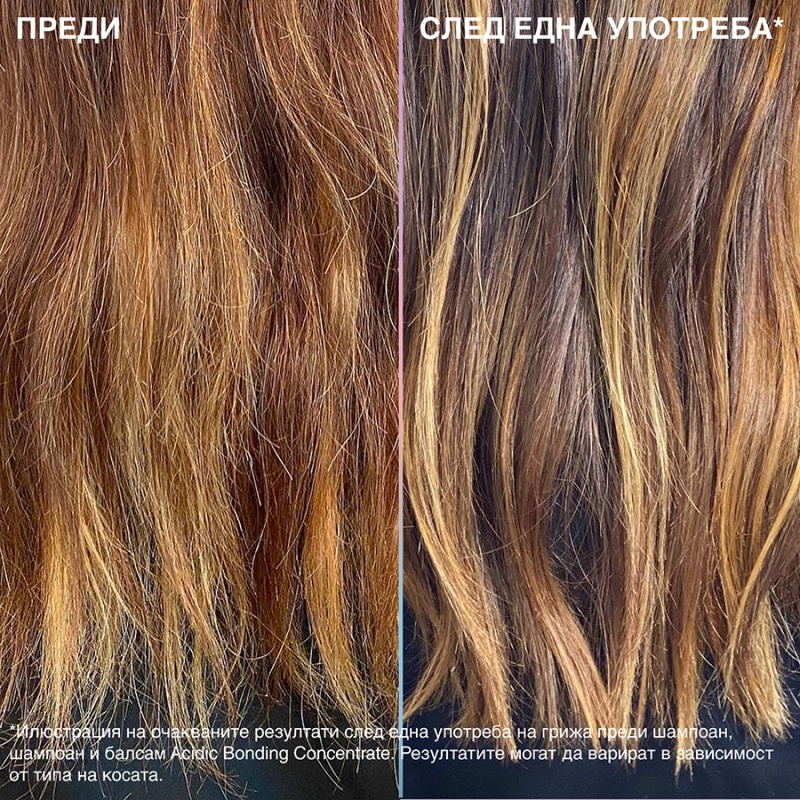Терапия за възстановяване преди шампоан за увредена коса Redken Acidic Bonding Concentrate Intensive Treatment Damaged Hair 150ml — 10
