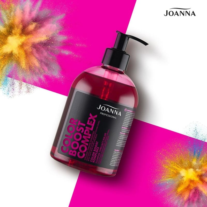 Тониращ шампоан за руса и сива коса с розов нюанс Joanna Professional Color Toning Shampoo 500ml — 2