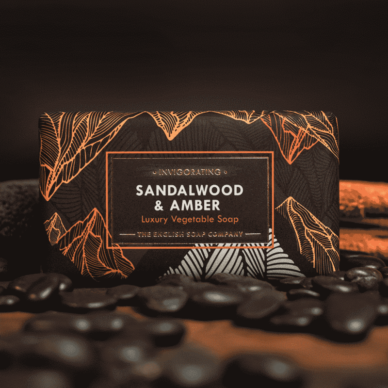 Луксозен сапун със Сандалово дърво и Амбър The English Soap Company Radiant Sandalwood and Amber Soap 190g — 3