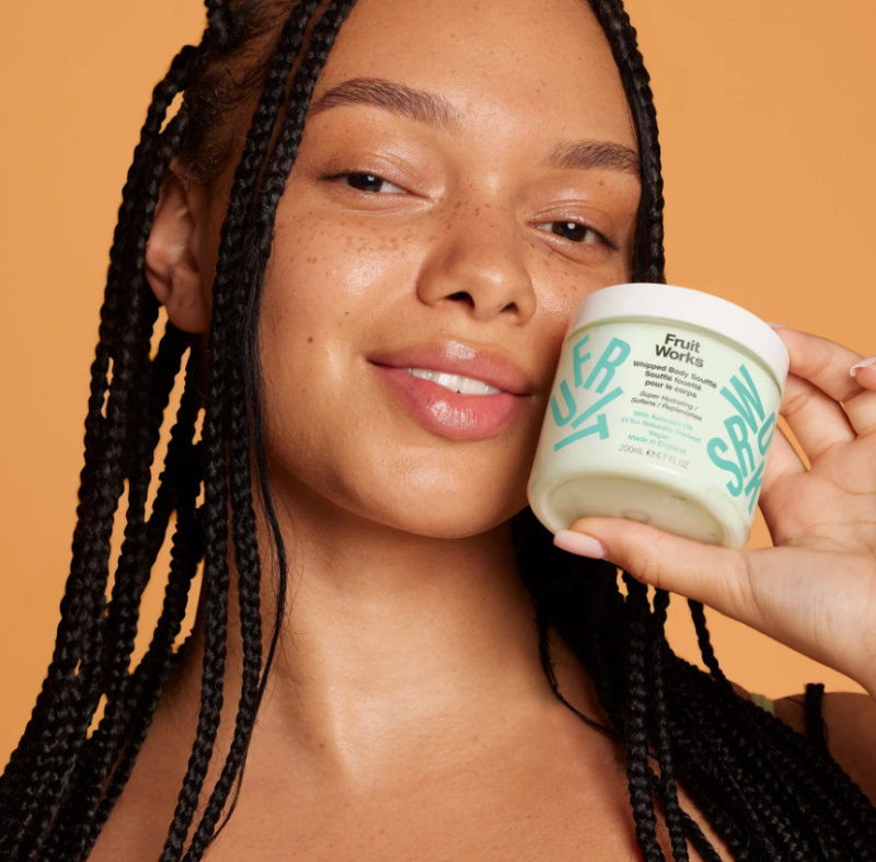 Леко и подхранващо суфле за тяло Fruit Works Whipped Body Soufflé 200ml — 3