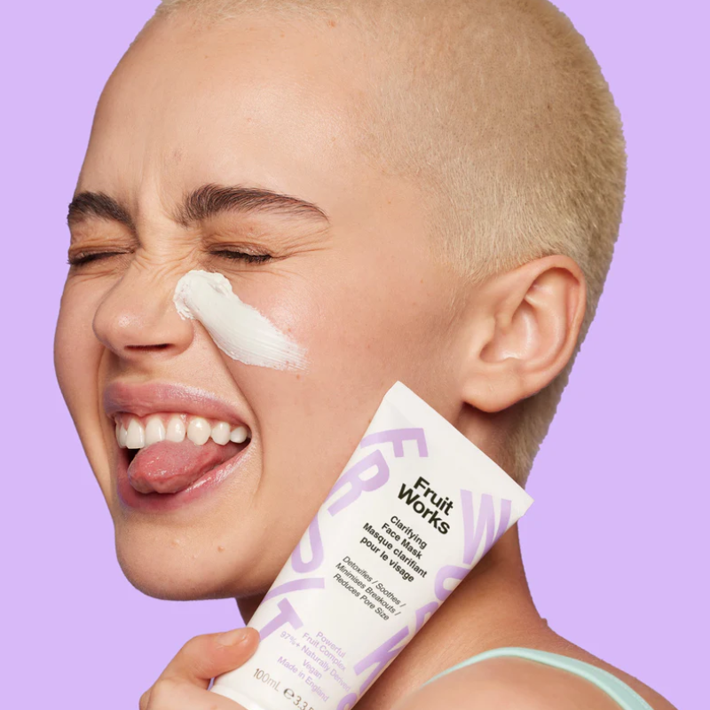 Детоксикираща и успокояваща маска за лице Fruit Works Clarifying Face Mask 100ml — 4