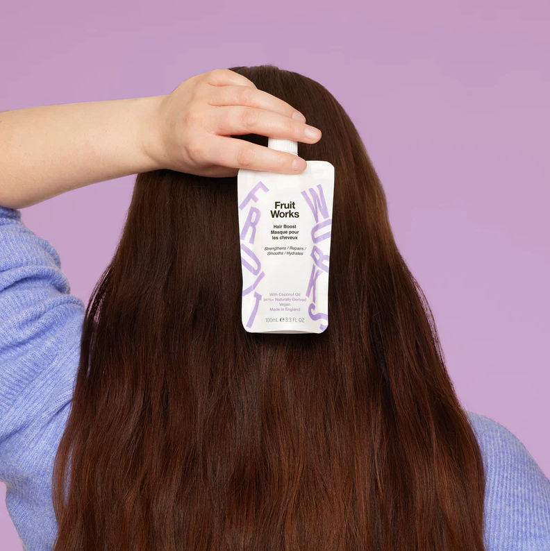 Възстановяваща и изглаждаща маска за коса Fruit Works Hair Boost 100ml — 3