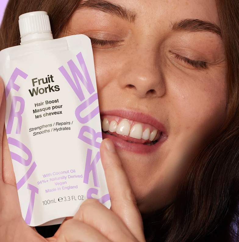 Възстановяваща и изглаждаща маска за коса Fruit Works Hair Boost 100ml — 4
