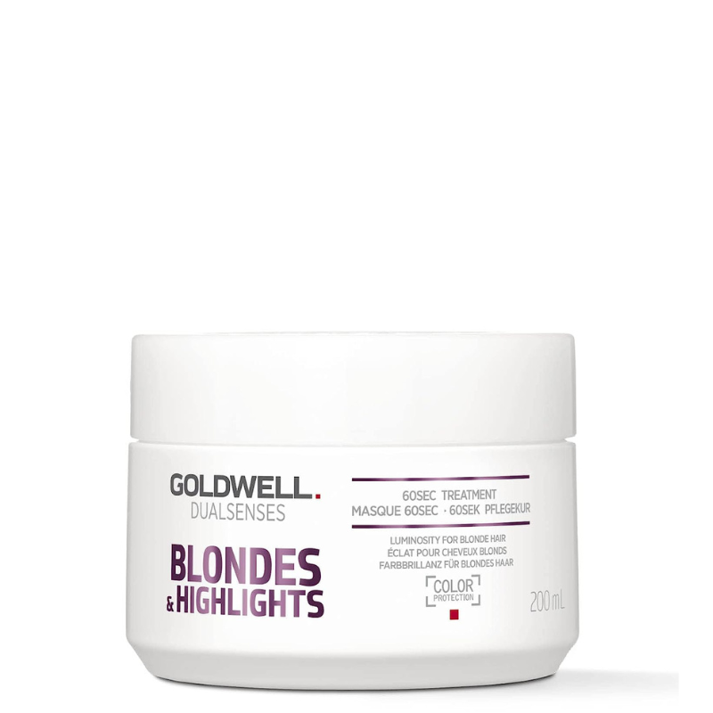 Маска за руса коса Goldwell Dualsenses Blonde and Highlights Anti-Yellow 60Sec Treatment 200ml