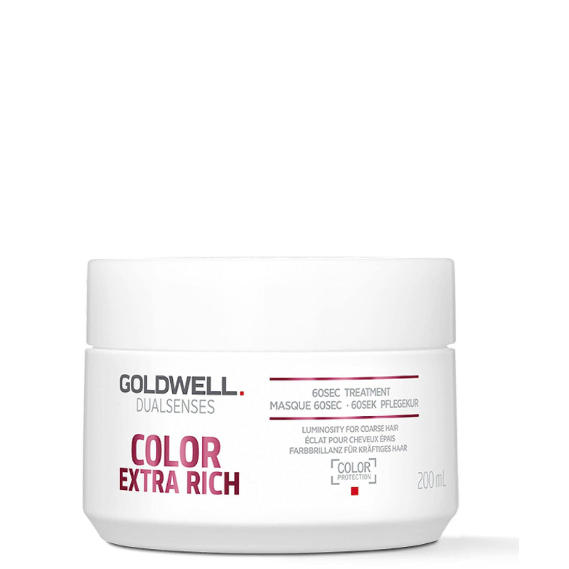 Маска за гъста до груба, боядисана или естествена коса Goldwell Dualsenses Color Extra Rich 60sec Treatment 200ml