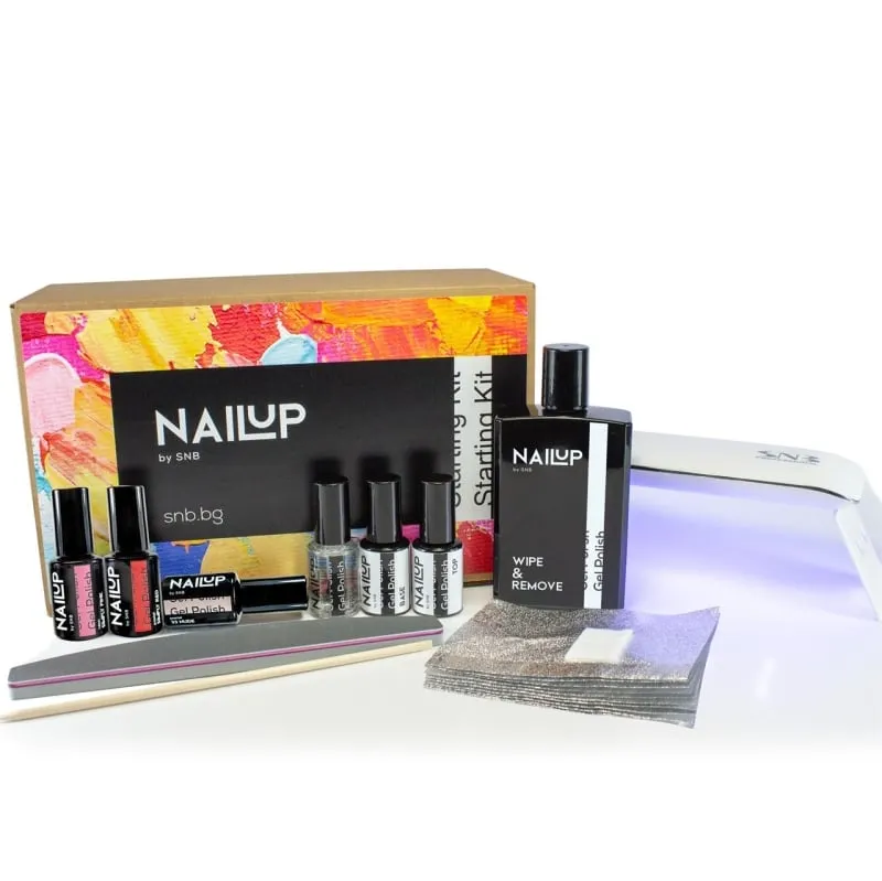 Стартов комплект за маникюр с гел лак NAILUP + Лампа