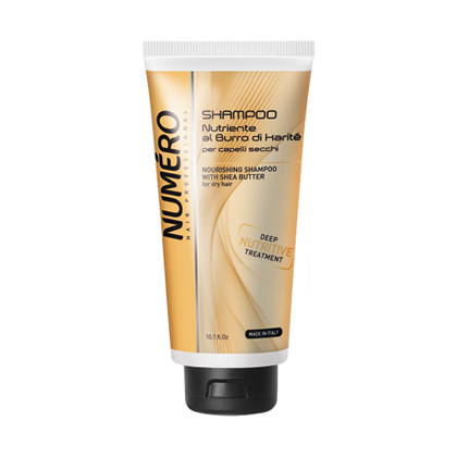 Подхранващ шампоан за суха коса с карите Brelil Numero Nourishing Shampoo