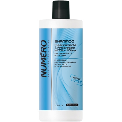 Анти-фриз шампоан за къдрава и чуплива коса Brelil Numero Elasticizing & Frizz-Free Shampoo with Olive Oil for curly and wavy Hair — 2