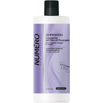 Изглаждащ шампоан за коса с анти-фриз ефект Brelil Numero Smoothing Shampoo with Avocado Oil for frizzy, unruly Hair — 2