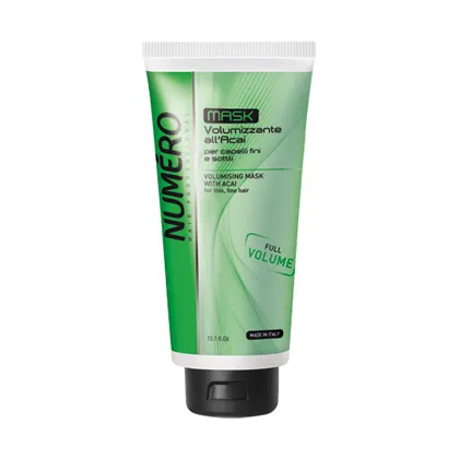 Маска за обем Brelil Numero Volumising Mask with Acai за тънка, фина коса