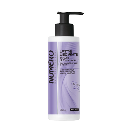 Изглаждащо и разплитащо мляко Brelil Numero Smoothing Shampoo with Avocado Oil for frizzy, unruly Hair 200ml