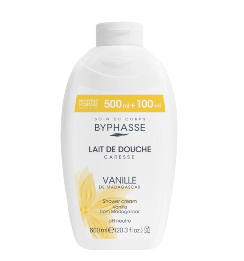 Душ крем за тяло Byphasse Shower Cream Vanilla Flower 600ml