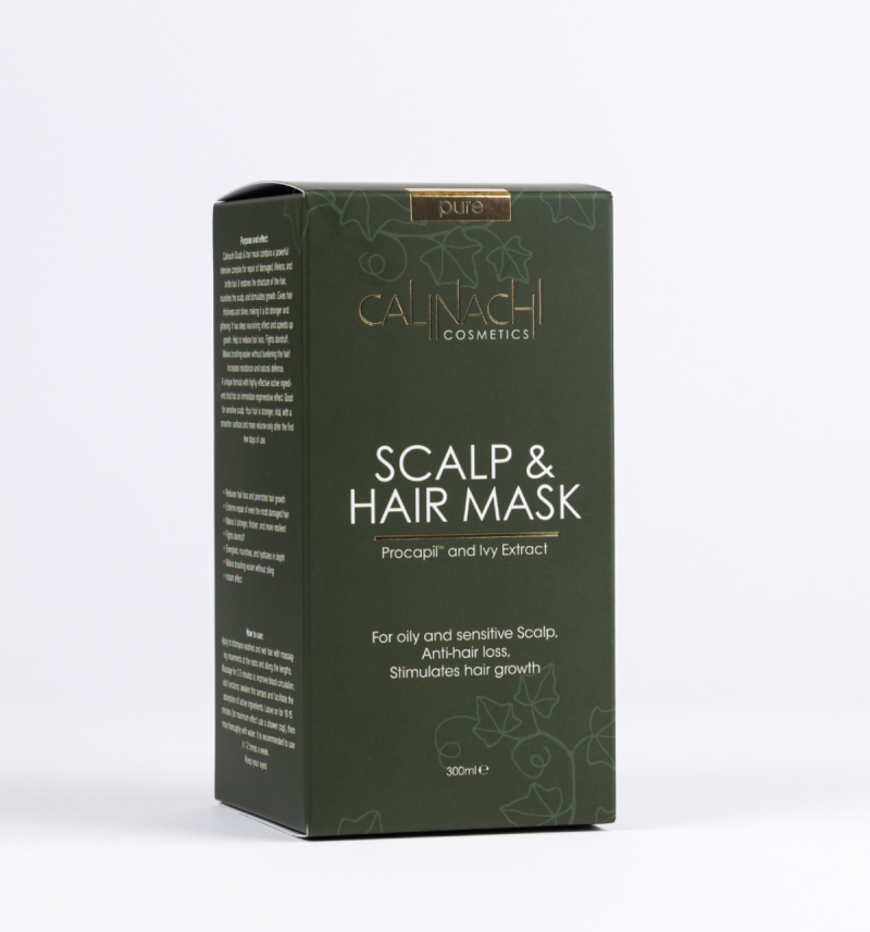 Възстaновяваща Маска за нормална към мазна коса Calinachi Scalp & Hair Mask Extreme For Normal to Оily Hair 300ml — 3