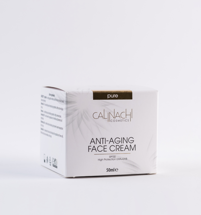 Дневен Анти-ейдж крем за лице, шия и деколте с SPF 30 Calinachi Anti-Aging Face Cream 50ml — 3