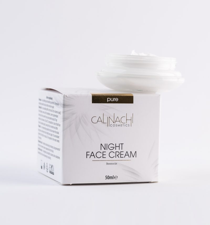 Нощен крем за лице, шия и деколте Calinachi Night Face Cream 50ml — 3