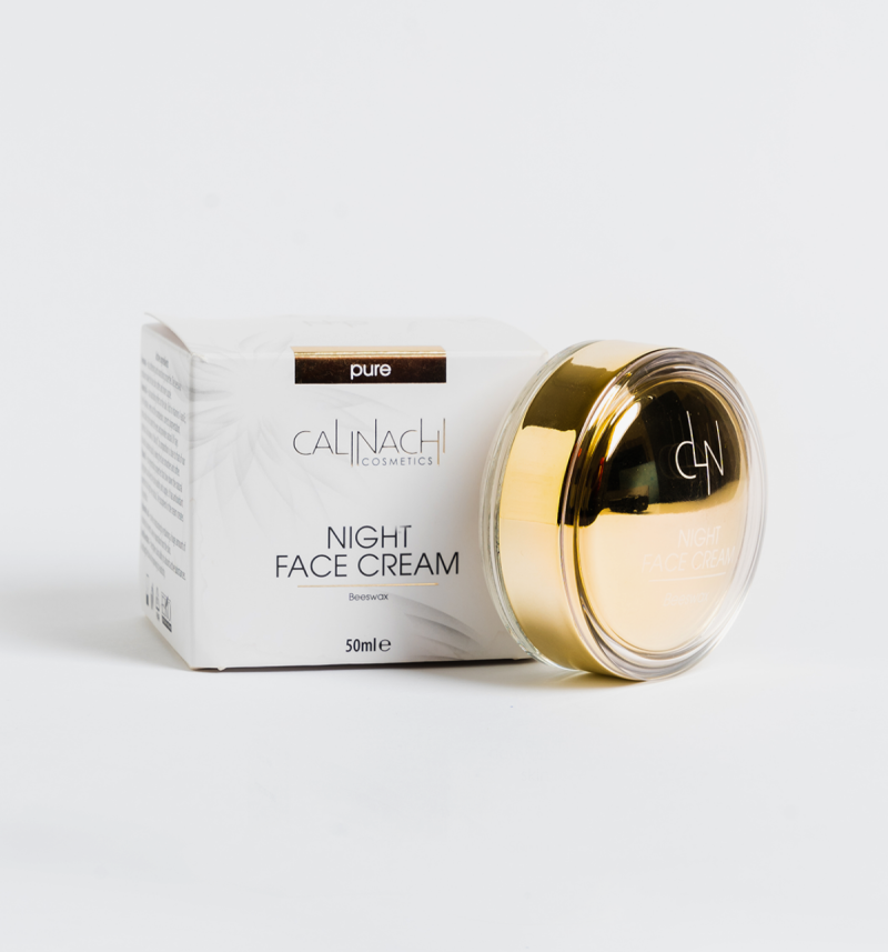 Нощен крем за лице, шия и деколте Calinachi Night Face Cream 50ml — 4