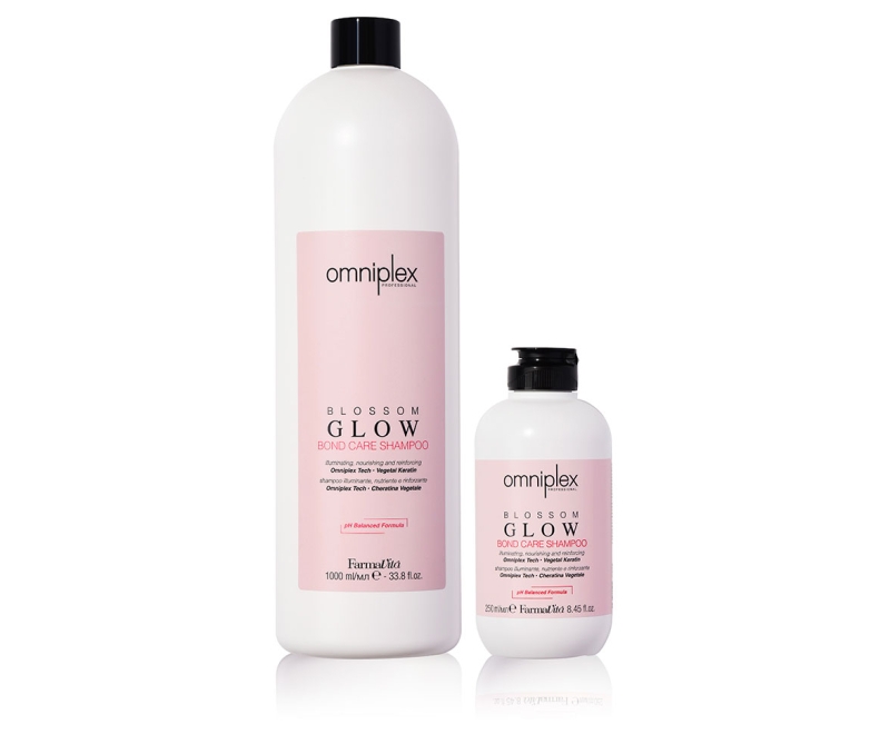 Шампоан за боядисана и увредена коса Farmavita Omniplex Blossom Glow Bond Care Shampoo — 2