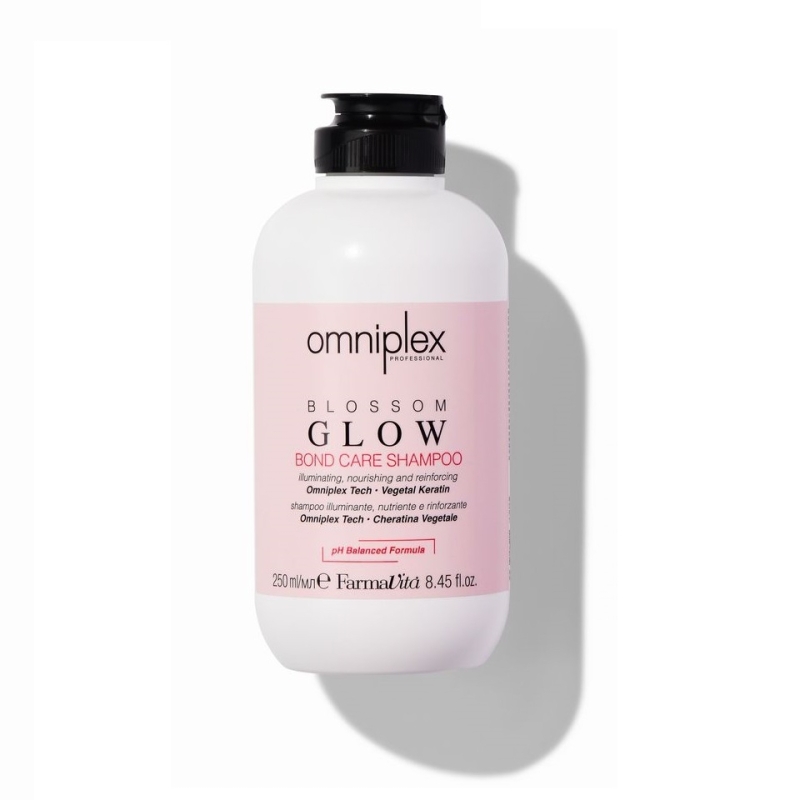 Комплект за боядисана и увредена коса Farmavita Omniplex Blossom Glow Bond Care Set — 3