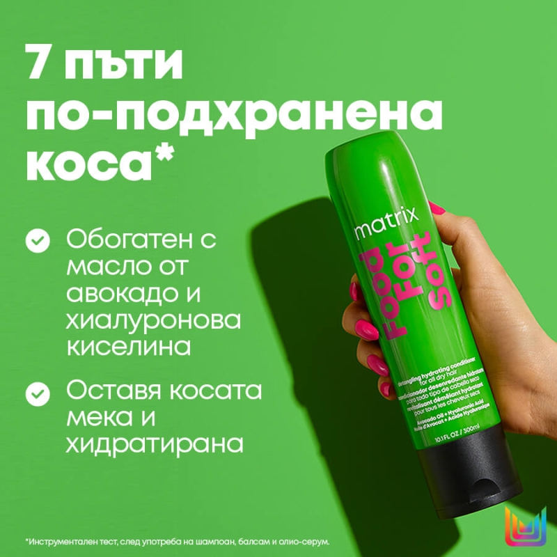 Подхранващ разплитащ балсам за всеки тип суха коса Matrix Food For Soft Detangling Hydrating Conditioner 300ml — 2