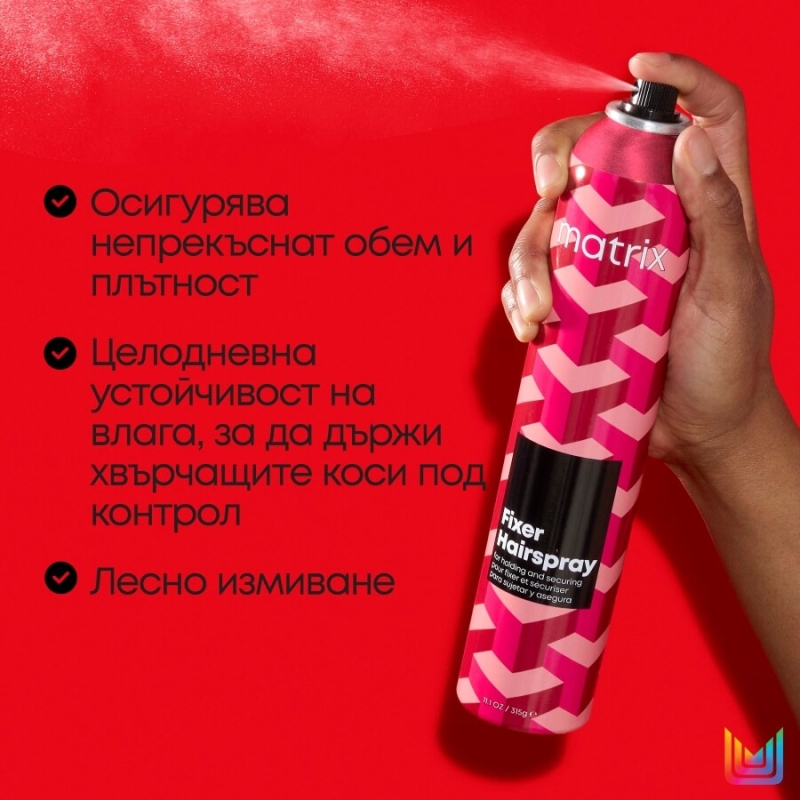 Лак за обем Matrix Style Link Style Fixer Finishing Hairspray 400ml — 5