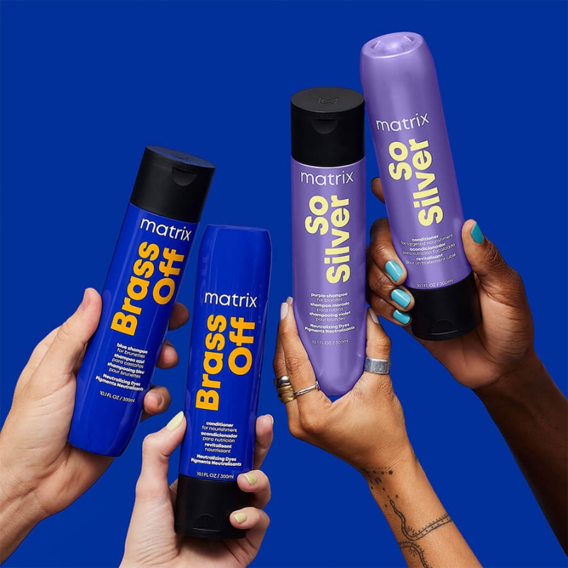 Шампоан за неутрализиране на жълти оттенъци Matrix Brass Off Shampoo 300ml — 5