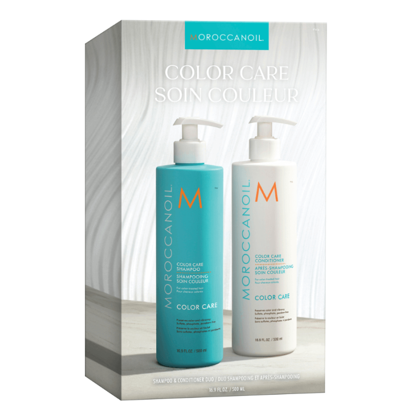 Подаръчен комплект за боядисана коса Moroccanoil Color Care Duo 2X500ml Gift Set