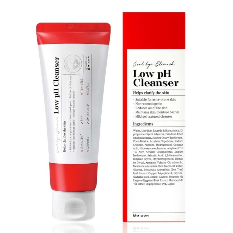 Почистваща пяна с ниска киселинност Mizon Goodbye Blemish Low pH Cleanser 100ml