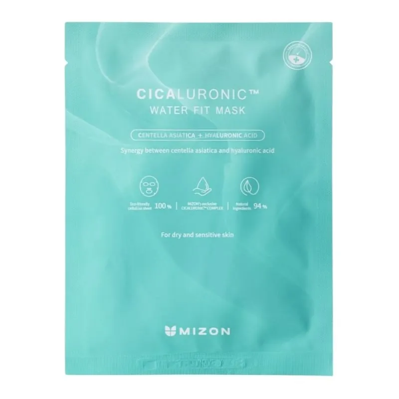 Хидратираща маска за лице Mizon Cicaluronic Water Fit Mask